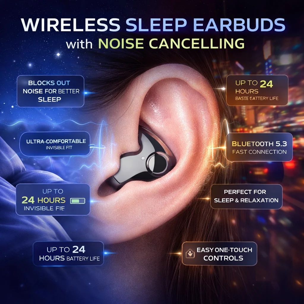 Wireless Earbuds Noise Cancelling In Ear Headphones - Image 5
